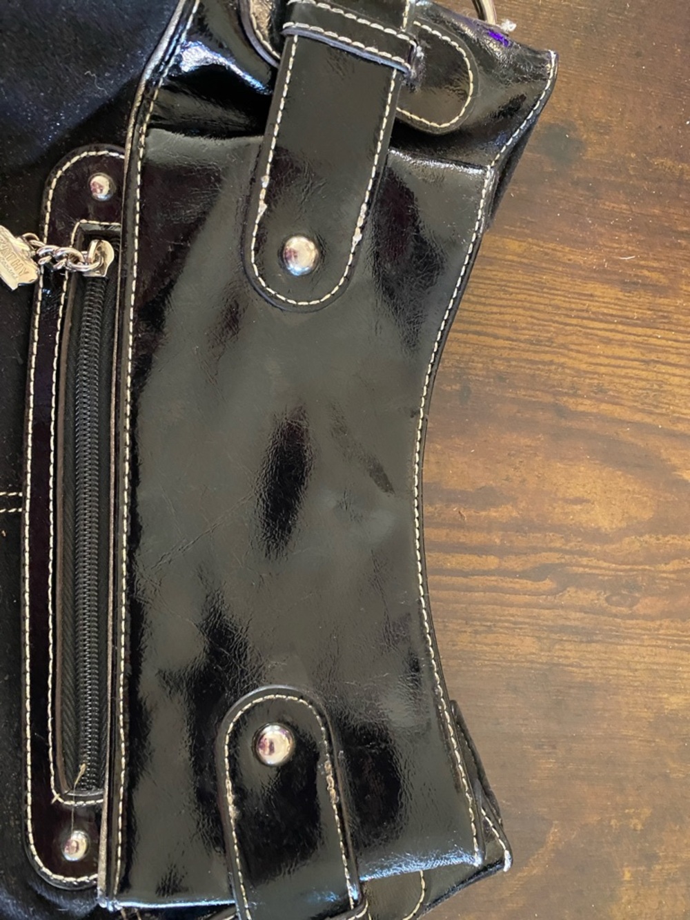 Kathy Van Zeeland Black Shoulder Bag - Picture 7 of 16